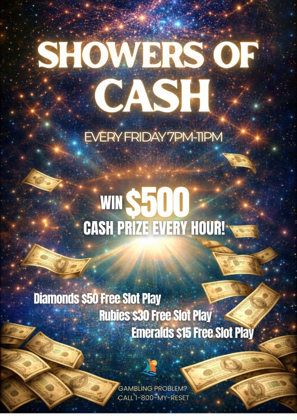 Showers Of Cash in April 2026